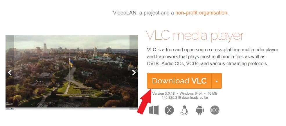 Download VLC of Windows