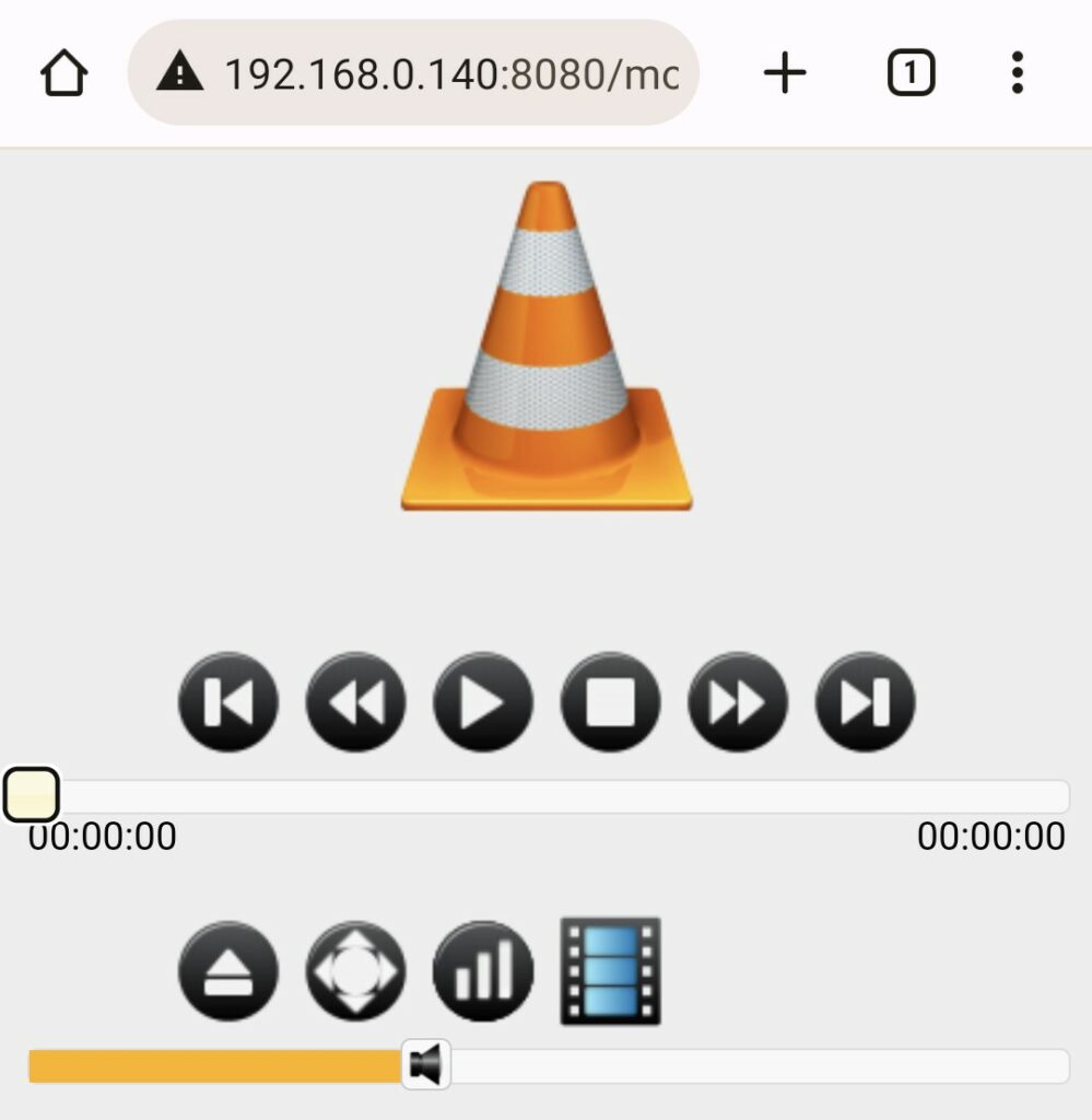 VLC Controls on Web